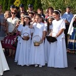 Powitanie ikony MB Częstochowskiej w Kompinie