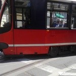 Tramwaj próbował skręcić w Jagiellońską