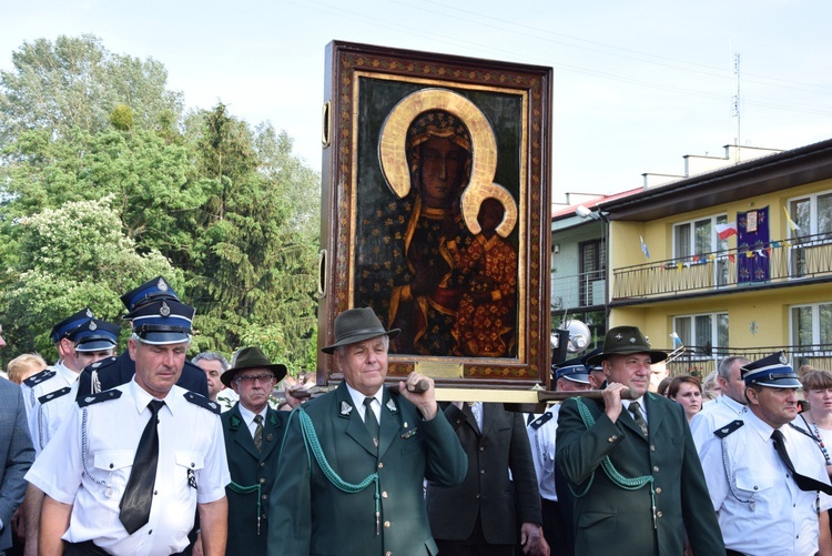 Powitanie ikony MB Częstochowskiej w Kocierzewie