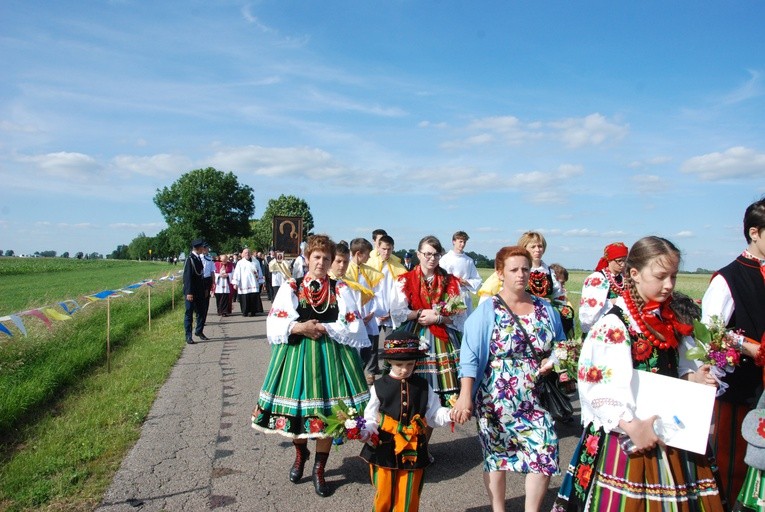 Powitanie ikony MB Częstochowskiej w Boczkach