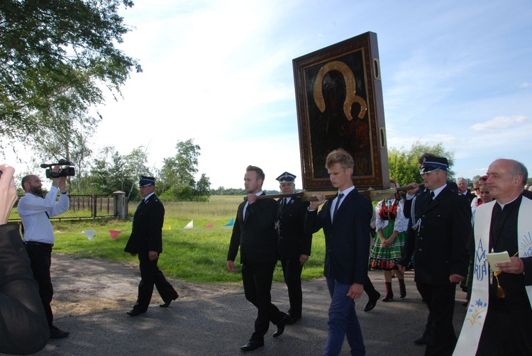 Powitanie ikony MB Częstochowskiej w Boczkach