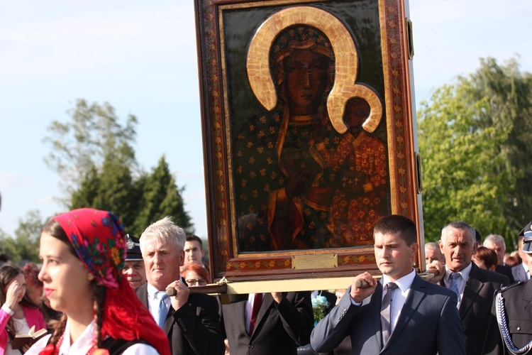 Powitanie ikony MB Częstochowskiej w Boczkach