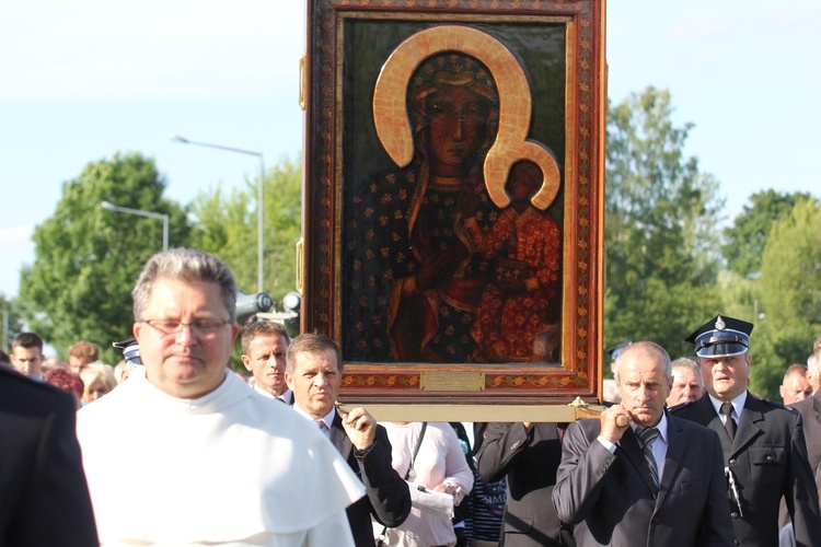 Powitanie ikony MB Częstochowskiej w Boczkach