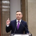 Andrzej Duda na wystawie "#dziedzictwo"