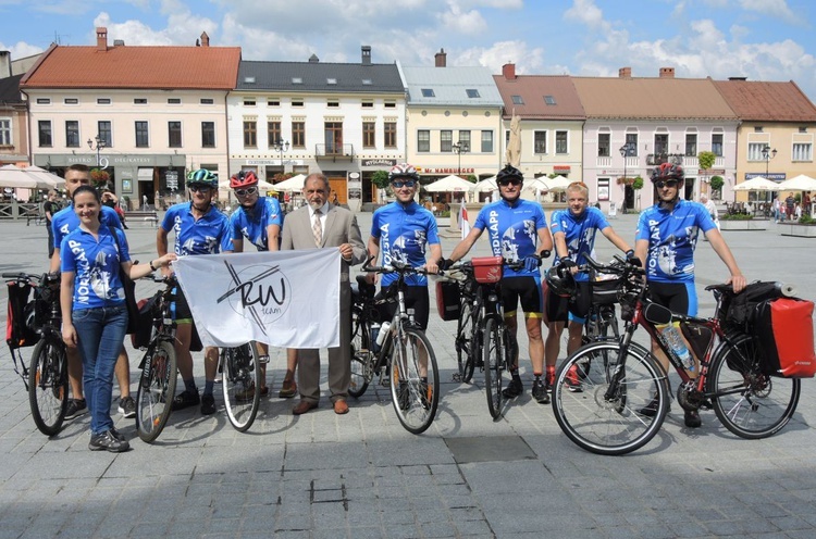 Z burmistrzem Żywca Antonim Szlagorem