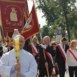 Powitanie ikony MB Częstochowskiej w katedrze łowickiej