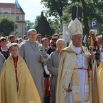 Powitanie ikony MB Częstochowskiej w katedrze łowickiej