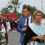 Powitanie ikony MB Częstochowskiej w katedrze łowickiej