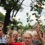 Powitanie ikony MB Częstochowskiej w katedrze łowickiej