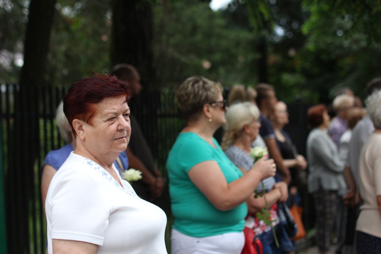 Powitanie ikony MB Częstochowskiej w katedrze łowickiej