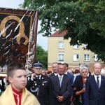 Powitanie ikony MB Częstochowskiej w katedrze łowickiej