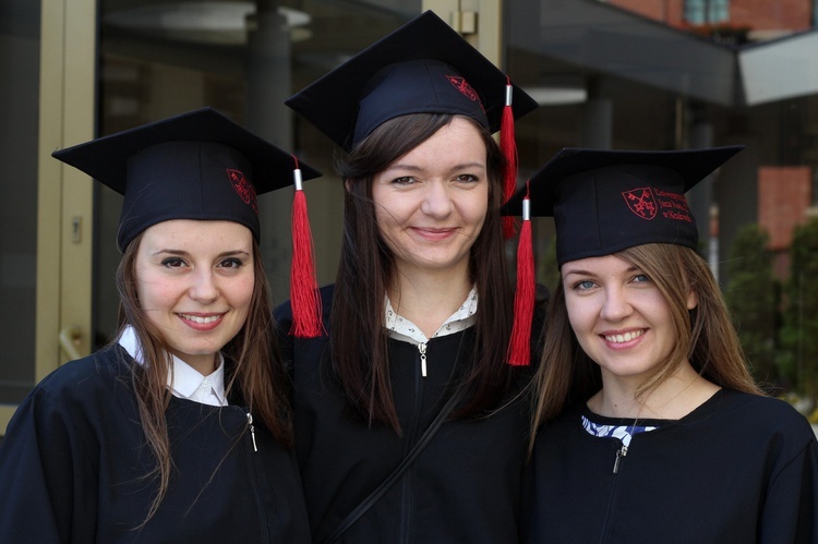 Graduacja magisterska studentów Wydziału Dziennikarstwa i Komunikacji Społecznej UPJPII