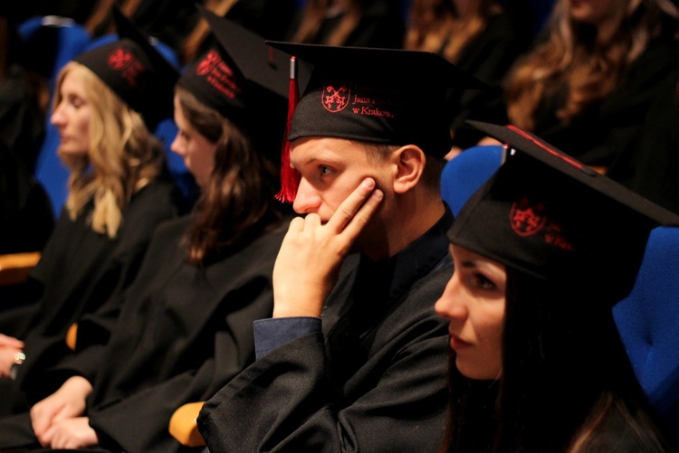 Graduacja magisterska studentów Wydziału Dziennikarstwa i Komunikacji Społecznej UPJPII