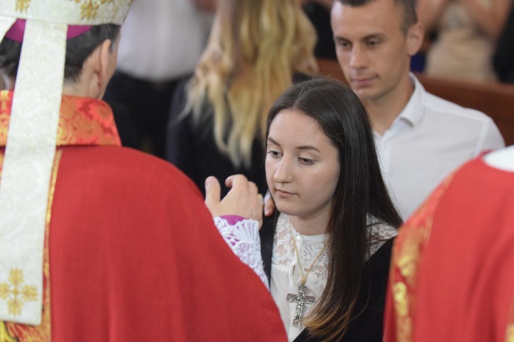 Bierzmowanie w strzegomskiej bazylice