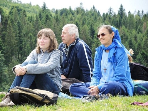 Uczestnicy Ewangelziacji w Beskidach