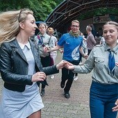 ▲	Mimo niewielkiej frekwencji i kapryśnej pogody wakacje zainaugurowano radośnie.