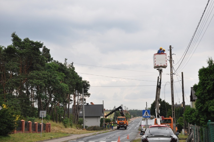 Piątkowe ulewy i sobotnie usuwanie szkód