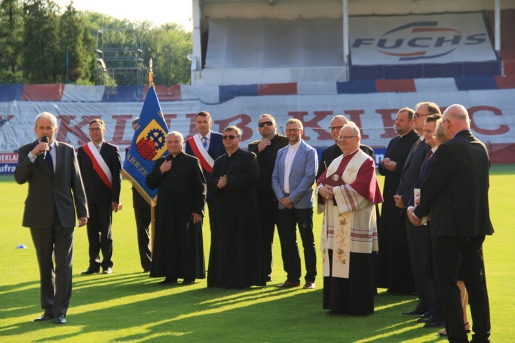 Poświęcenie stadionu Górnika Zabrze