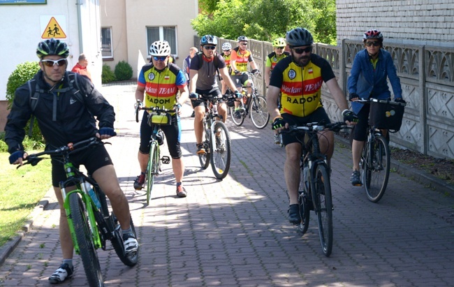 Rowerowy Wacław Team ruszył na Jasną Górę