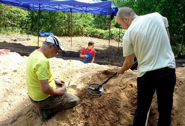 Prace archeologiczne w Czechowicach  