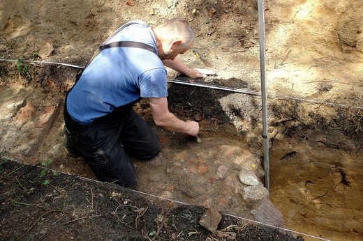 Prace archeologiczne w Czechowicach  