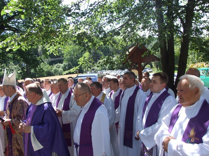 Uroczystości żałobne w Gosprzydowej