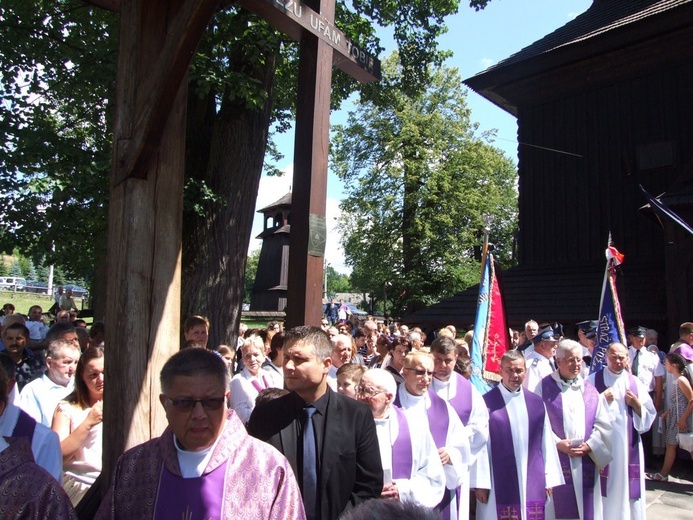 Uroczystości żałobne w Gosprzydowej