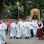 Odpust w Rychwałdzie z monstrancją fatimską