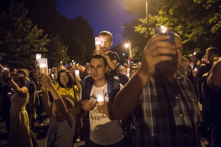 Protest przeciwko reformie sądownictwa