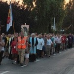 Procesja na pielgrzymce