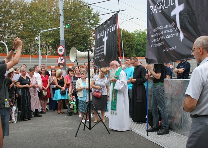 Protestowali przeciwko "Klątwie"