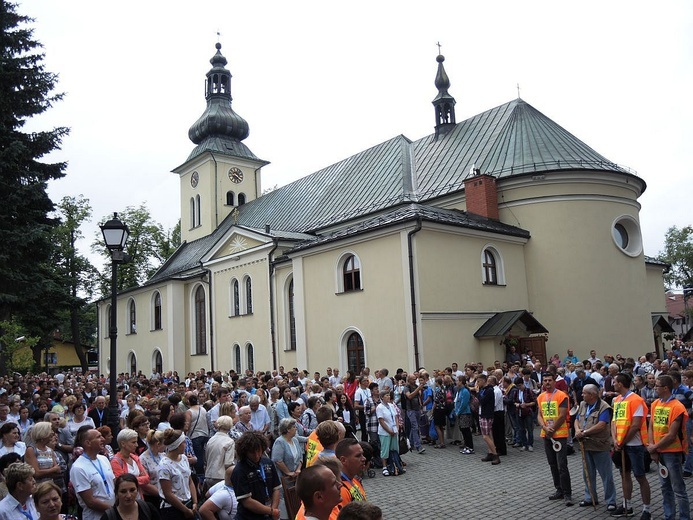 26. Piesza Pielgrzymka Bielsko-Żywiecka na Jasną Górę - Msza św. w Hałcnowie