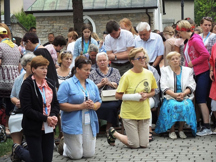 26. Piesza Pielgrzymka Bielsko-Żywiecka na Jasną Górę - Msza św. w Hałcnowie