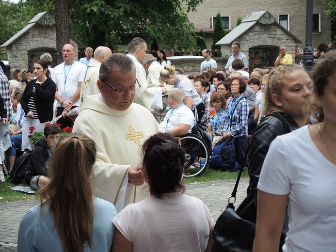 26. Piesza Pielgrzymka Bielsko-Żywiecka na Jasną Górę - Msza św. w Hałcnowie