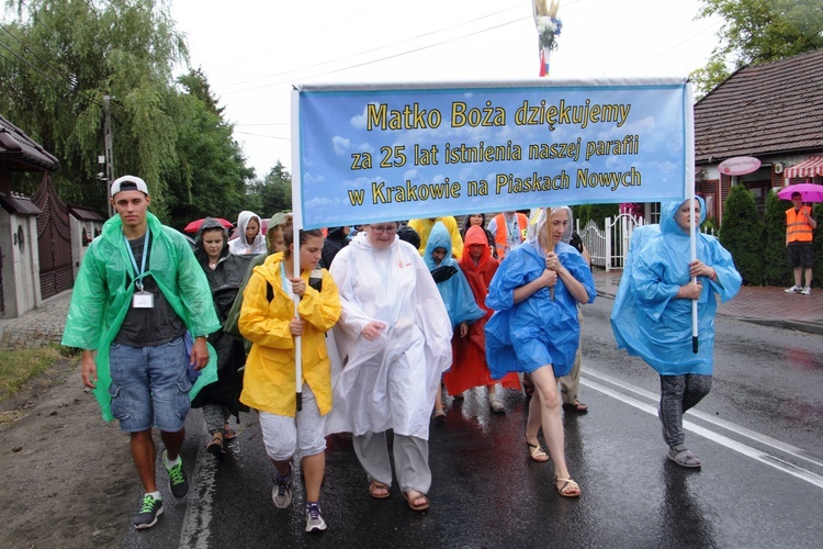 Piaski Nowe w drodze Jasna Górę