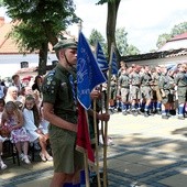 W uroczystościach uczestniczyli harcerze z Lubartowa.