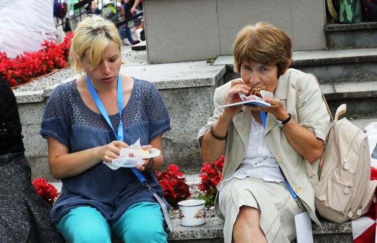 Postój pielgrzymów w Pisarzowicach - 2017