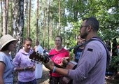 Msza św. w lesie za Dąbrową i dalsza droga