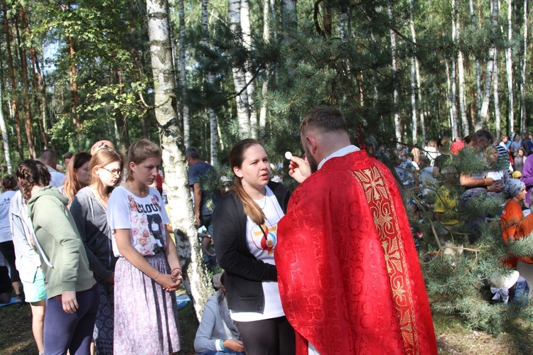 Pielgrzymka. Msza św. we Florentynowie