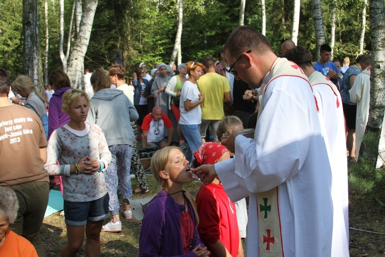 Pielgrzymka. Msza św. we Florentynowie