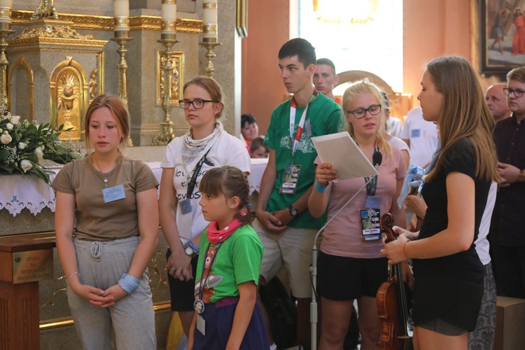 34. pielgrzymka z Oświęcimia na Jasną Górę - w Gołonogu - 2017