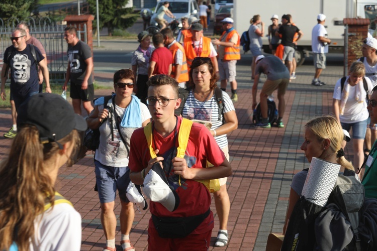 16. Czechowicka Pielgrzymka na Jasną Górę na trasie - 2017