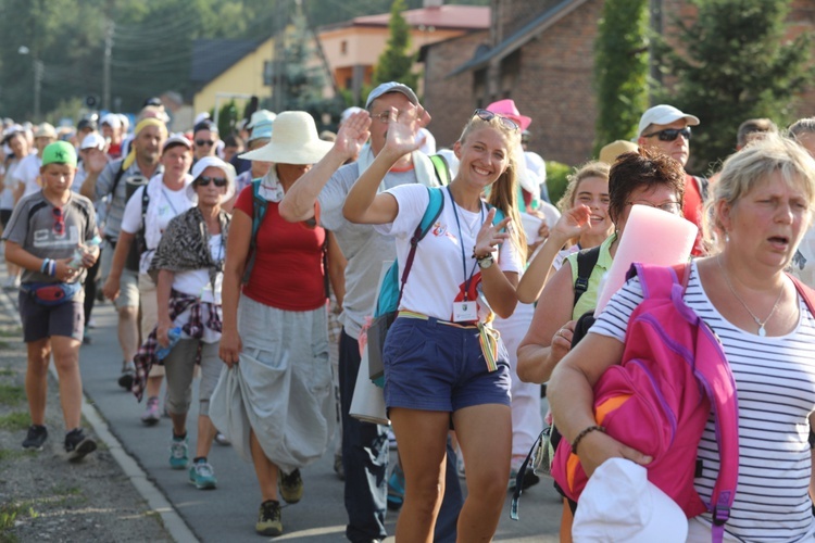 16. Czechowicka Pielgrzymka na Jasną Górę na trasie - 2017