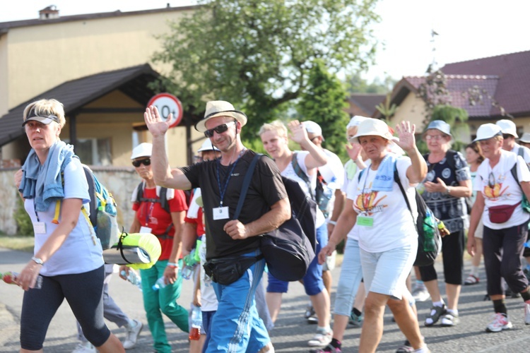 16. Czechowicka Pielgrzymka na Jasną Górę na trasie - 2017