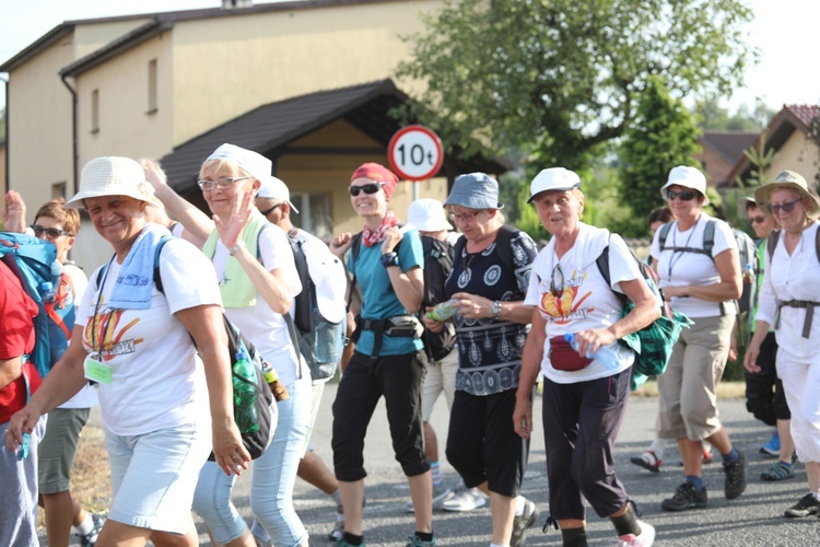 16. Czechowicka Pielgrzymka na Jasną Górę na trasie - 2017