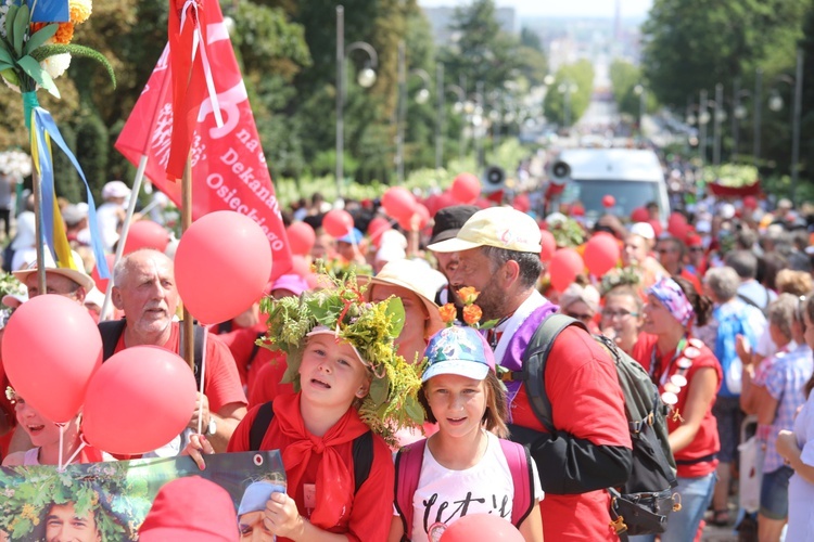 Powitanie 34. Pielgrzymki Oświęcimskiej na Jasnej Górze - 2017