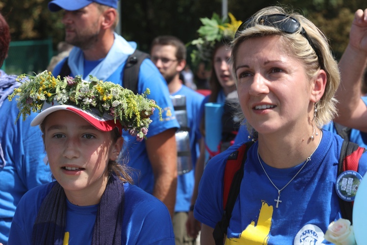 Powitanie 34. Pielgrzymki Oświęcimskiej na Jasnej Górze - 2017