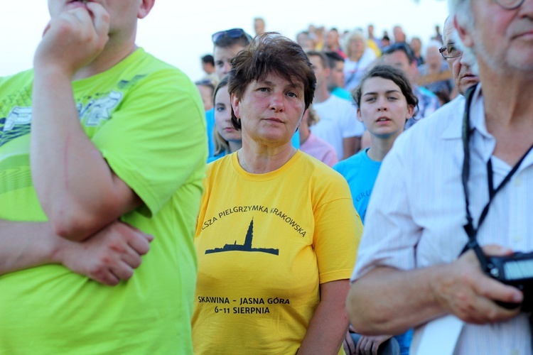 Msza św. na zakończenie 37. Pieszej Pielgrzymki Krakowskiej na Jasną Górę