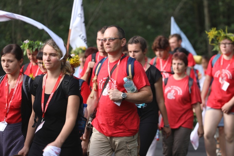 26. Cieszyńska Pielgrzymka na Jasną Górę - na trasie