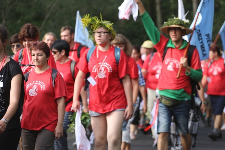 26. Cieszyńska Pielgrzymka na Jasną Górę - na trasie